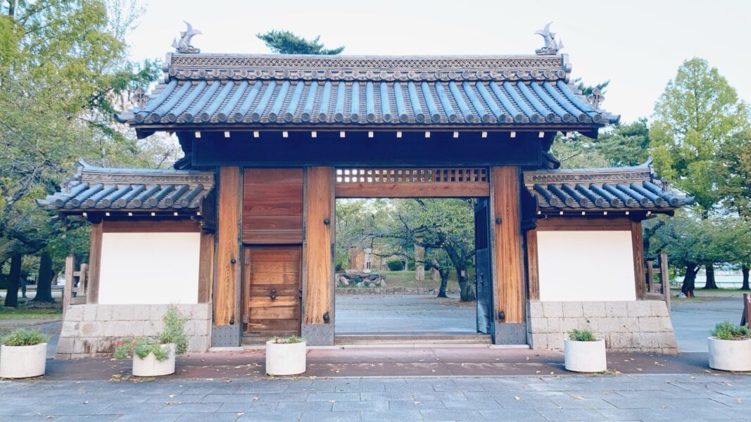 膳所城 城門