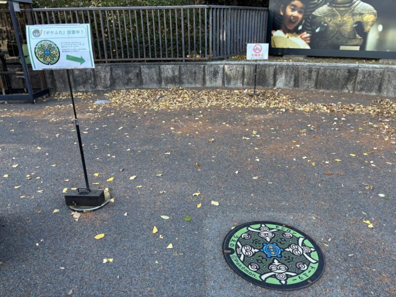 トーハクのポケふた(遠景)